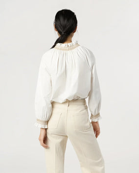 PHOEBE SMOCKING TOP