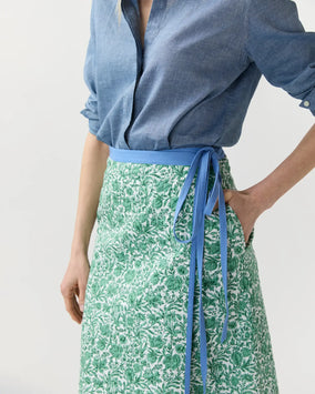 QUILTED ADLEY WRAP SKIRT