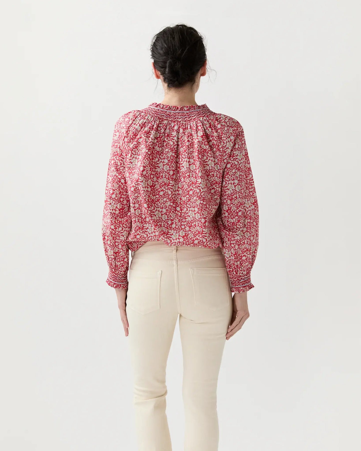 CHRISTINE SMOCKING TOP