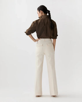 CAMILLE PATCH POCKET JEAN- NATURAL