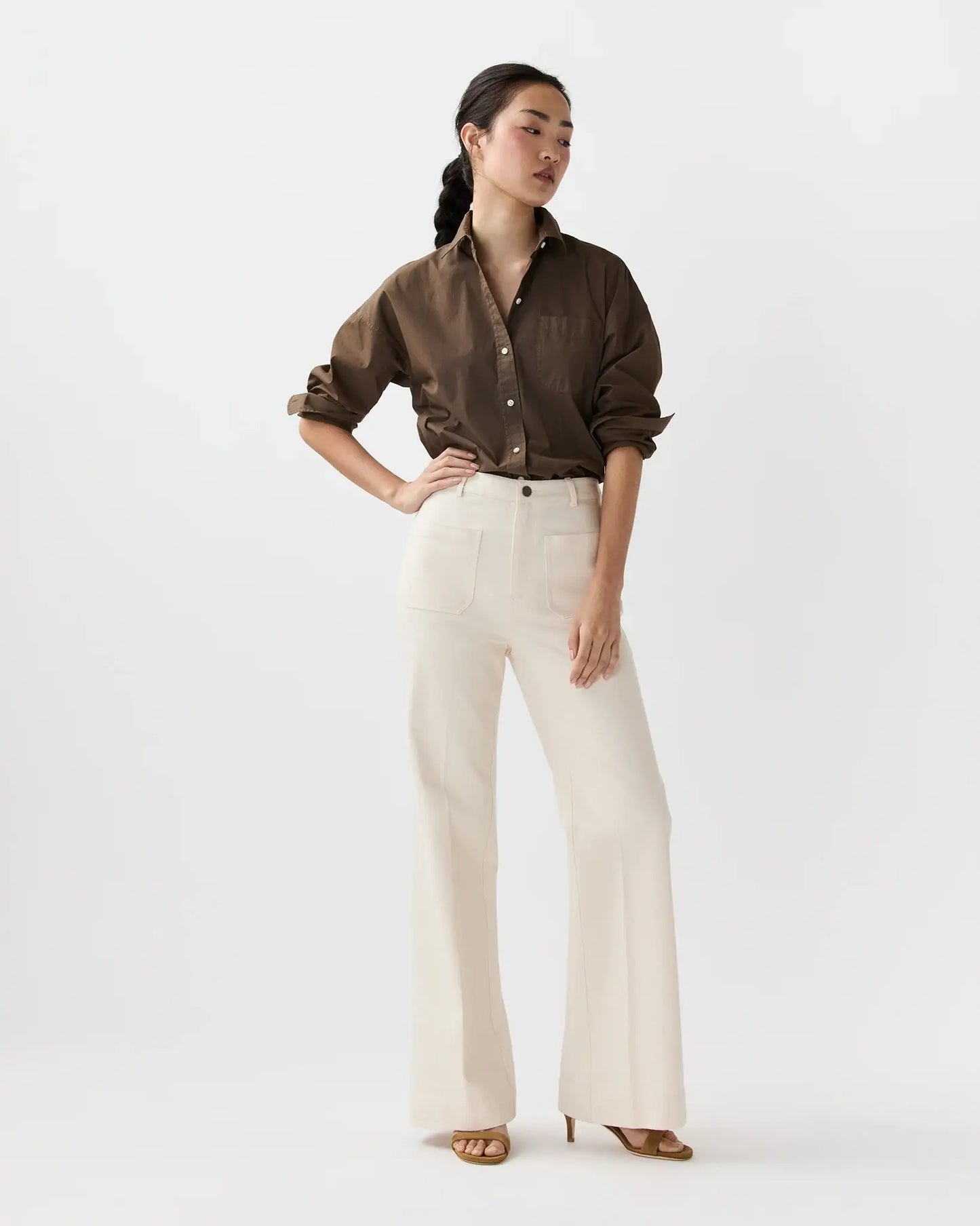 CAMILLE PATCH POCKET JEAN- NATURAL