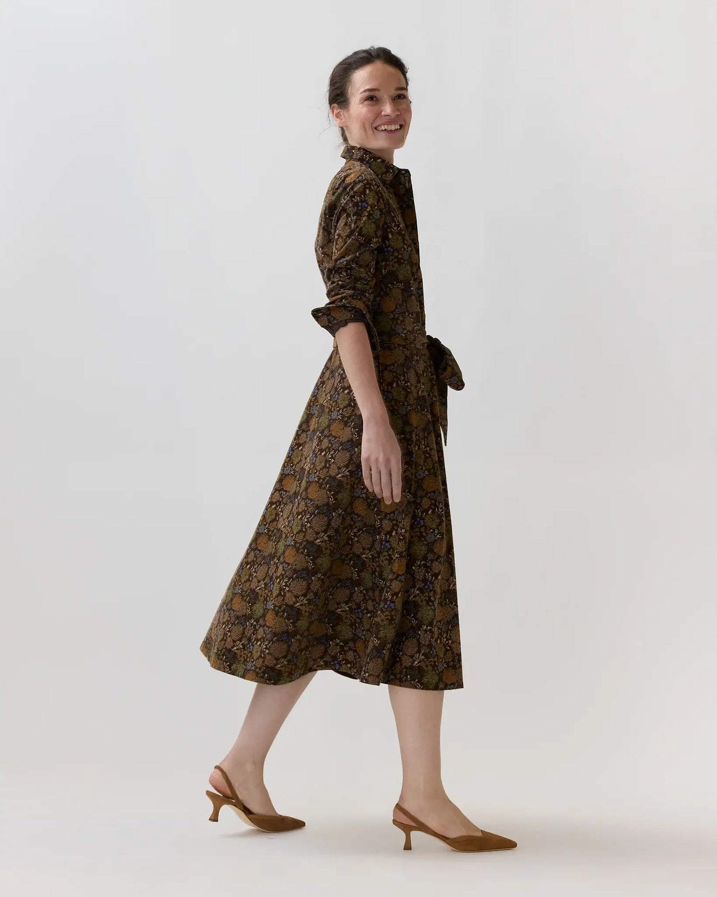AVERY LONG SHIRTWAIST DRESS