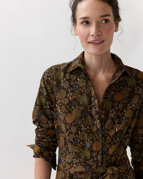 AVERY LONG SHIRTWAIST DRESS