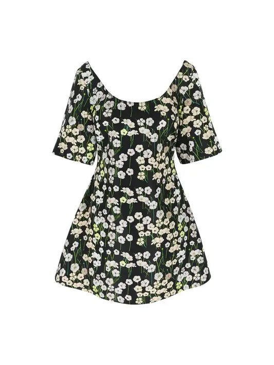 SHORT DRESS MANOU - BLACK