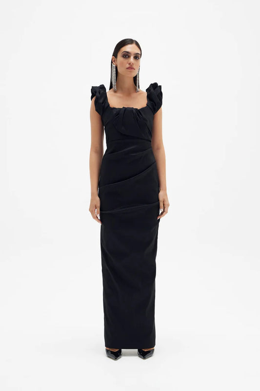 KALINA GOWN- BLACK