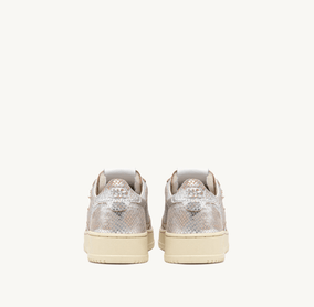 MEDALIST LOW SNEAKERS IN SNAKE-EFFECT LEATHER