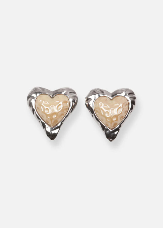 HEART STUDS METAL