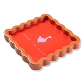SILLY GOOSE LAQUER TRAY