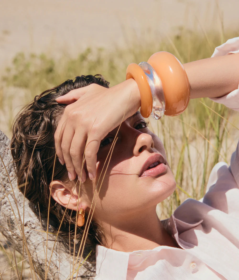 RIDGE CUFF IN TANGERINE