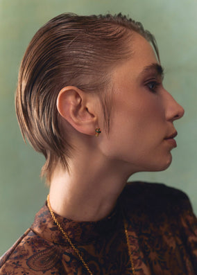 GREEN SETICAS EARRINGS