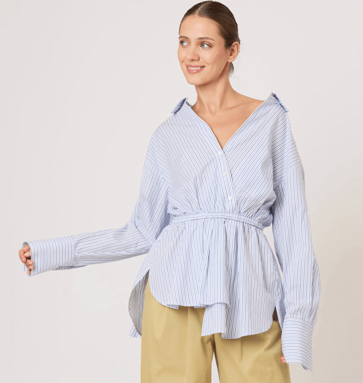 FALLING OFF THE SHOULDER SHIRT