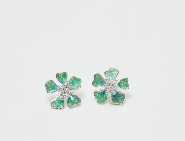 MINT AURORA MINI EARRINGS