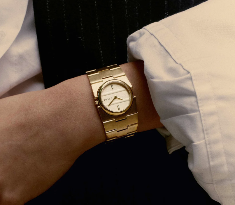 Sync - Gold Metal Bracelet Watch, 25MM