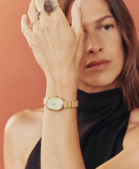 Jane - Gold Metal Bracelet Watch, 23MM