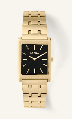 Virgil - Gold and Black Metal Bracelet Watch, 26MM
