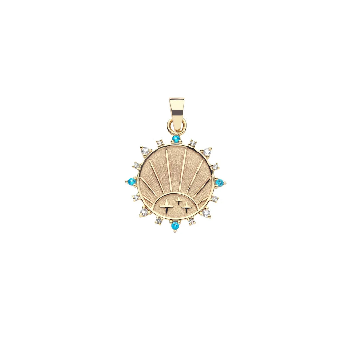 STRONG PETITE EMBELLISHED COIN (RISING SUN)