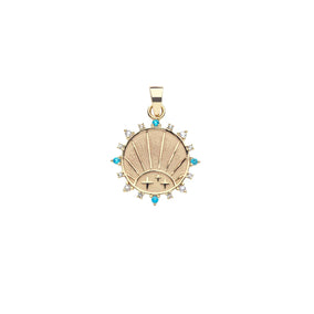 STRONG PETITE EMBELLISHED COIN (RISING SUN)