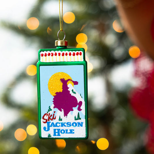 JACKSON HOLE MATCHBOOK ORNAMENT