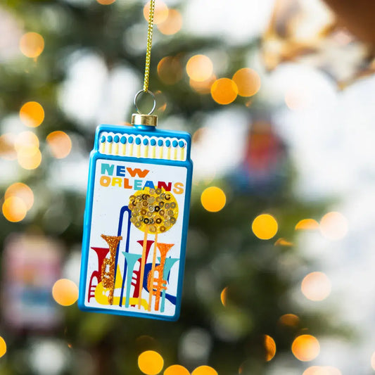 NEW ORLEANS MATCHBOOK ORNAMENT