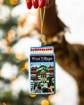 WEST VILLAGE MATCHBOOK ORNAMENT
