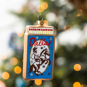 DALLAS MATCHBOOK ORNAMENT