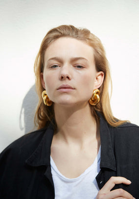 CUMULUS EARRINGS- GOLD