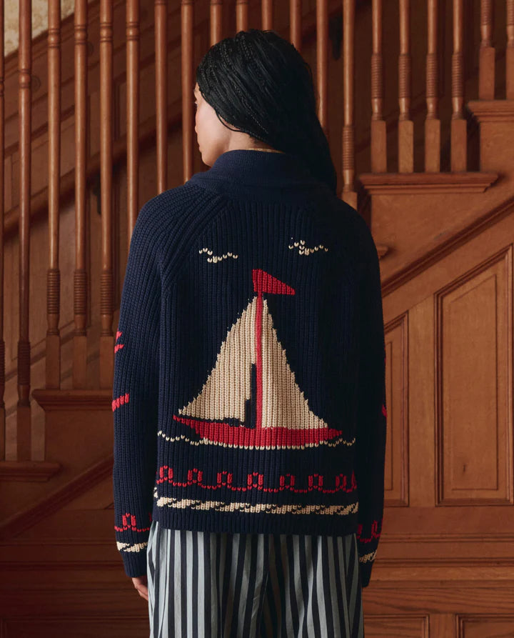 THE SAILBOAT LODGE CARDIGAN