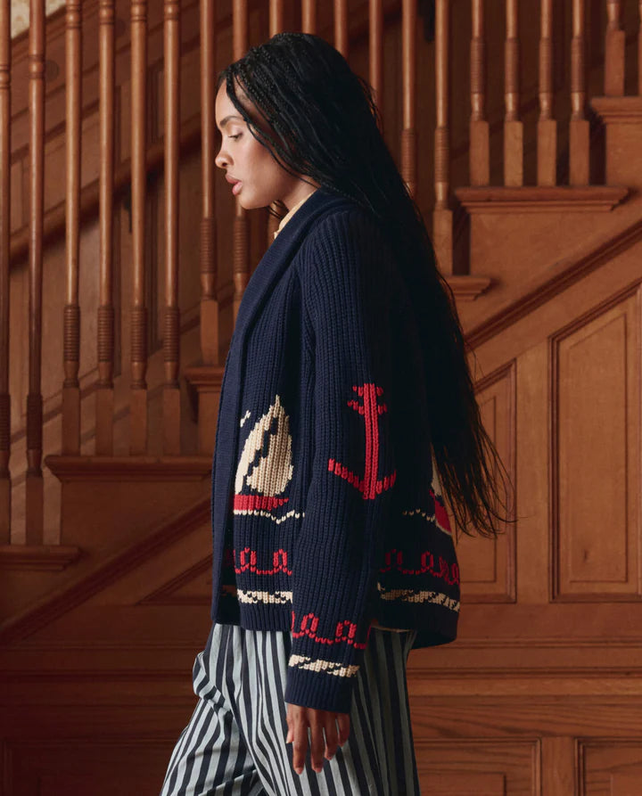 THE SAILBOAT LODGE CARDIGAN