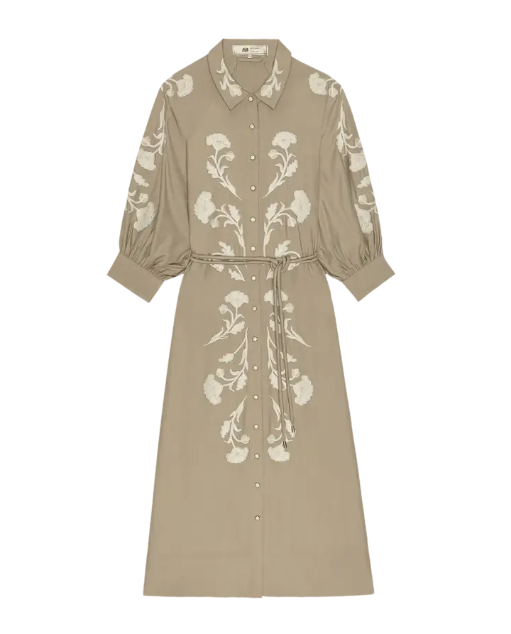 THE WESTERN EMBROIDERED HERD DRESS