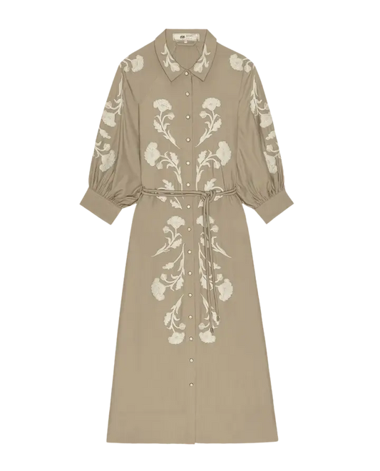THE WESTERN EMBROIDERED HERD DRESS