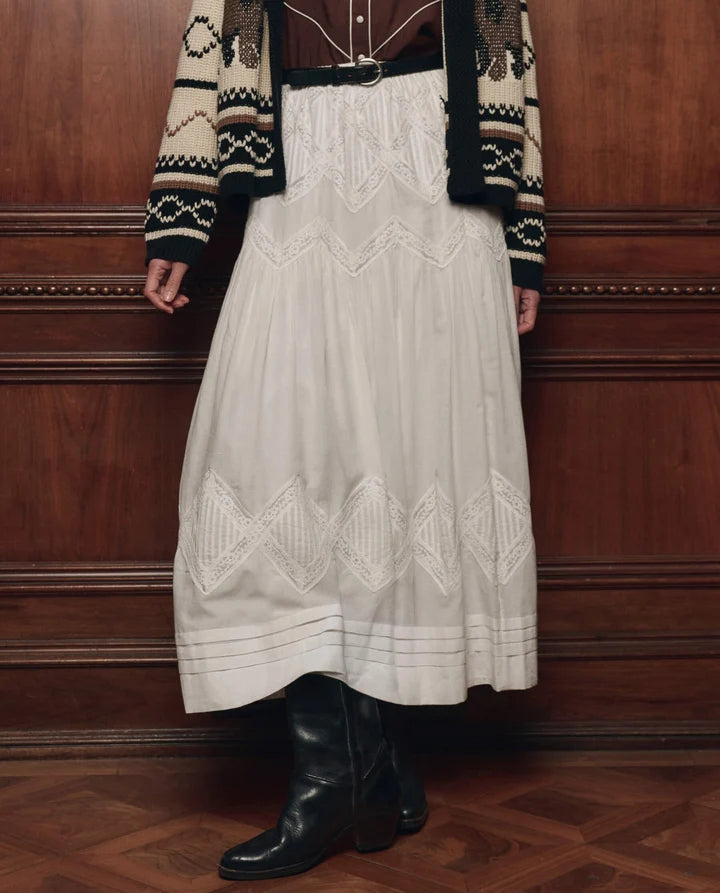THE LATTICE LACE VICTORIAN SKIRT