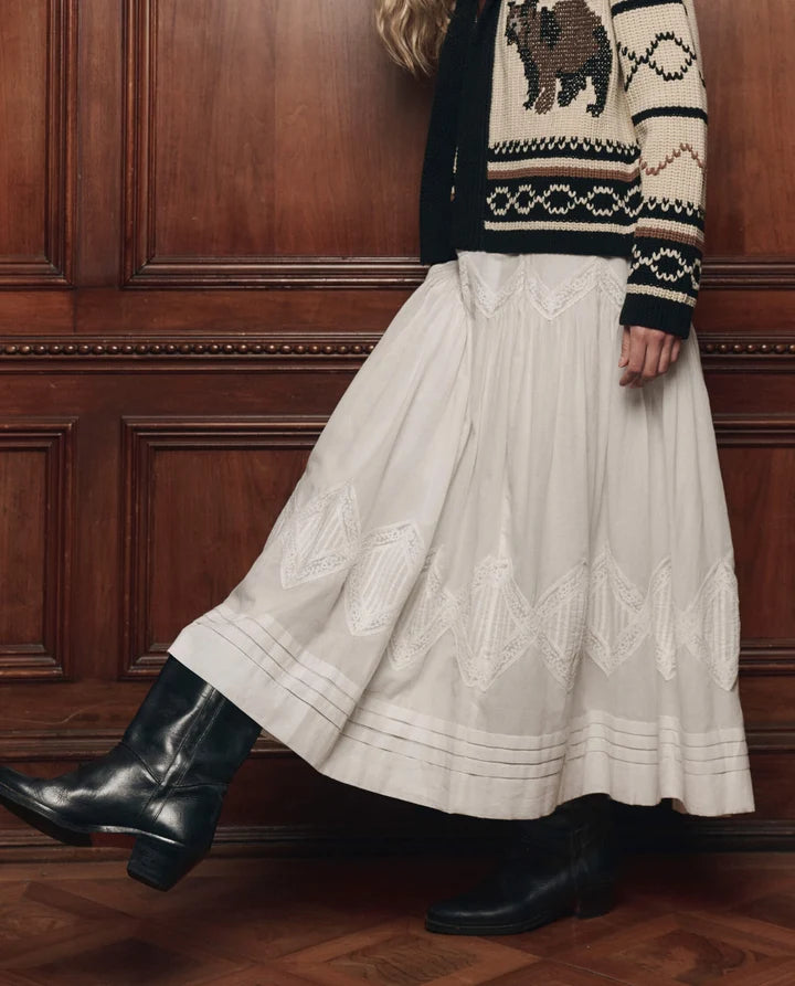 THE LATTICE LACE VICTORIAN SKIRT