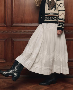 THE LATTICE LACE VICTORIAN SKIRT