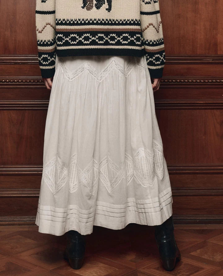 THE LATTICE LACE VICTORIAN SKIRT