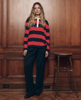 THE ACADEMY POLO SWEATER