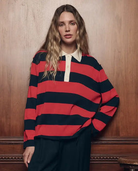 THE ACADEMY POLO SWEATER