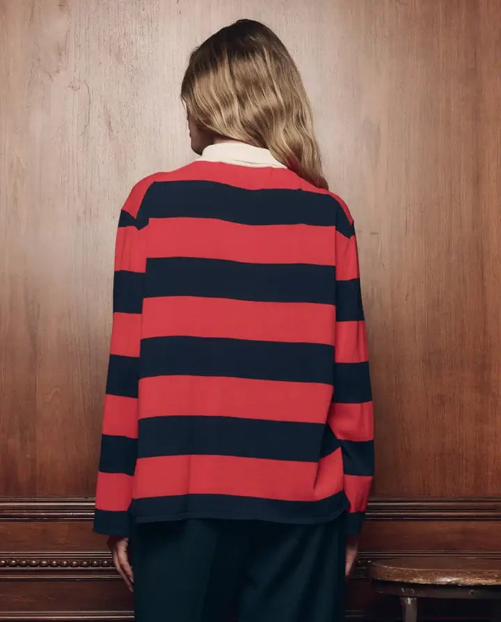 THE ACADEMY POLO SWEATER