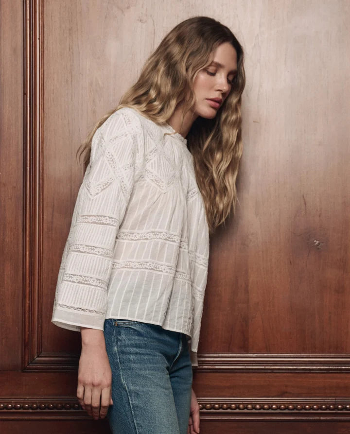 THE LATTICE LACE VICTORIAN TOP