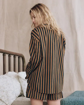 THE SLEEP BOXER SHORT - CLUB STRIPE