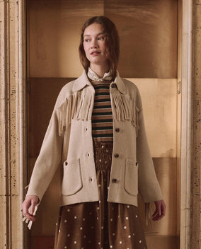 THE WESTERN FRINGE SWEATER JACKET