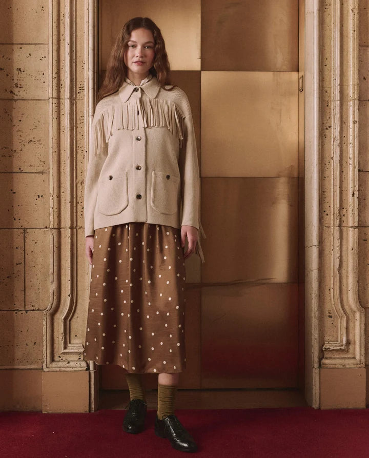 THE WESTERN FRINGE SWEATER JACKET
