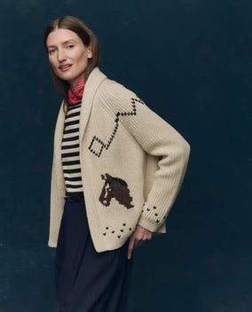 THE	HORSE LODGE CARDIGAN