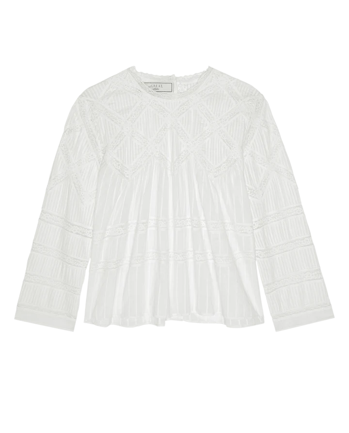 THE LATTICE LACE VICTORIAN TOP