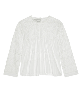 THE LATTICE LACE VICTORIAN TOP