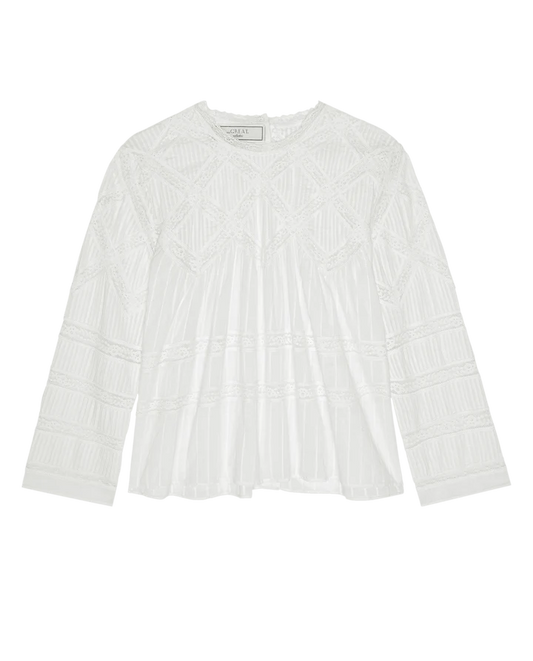 THE LATTICE LACE VICTORIAN TOP
