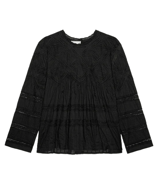 THE LATTICE LACE VICTORIAN TOP