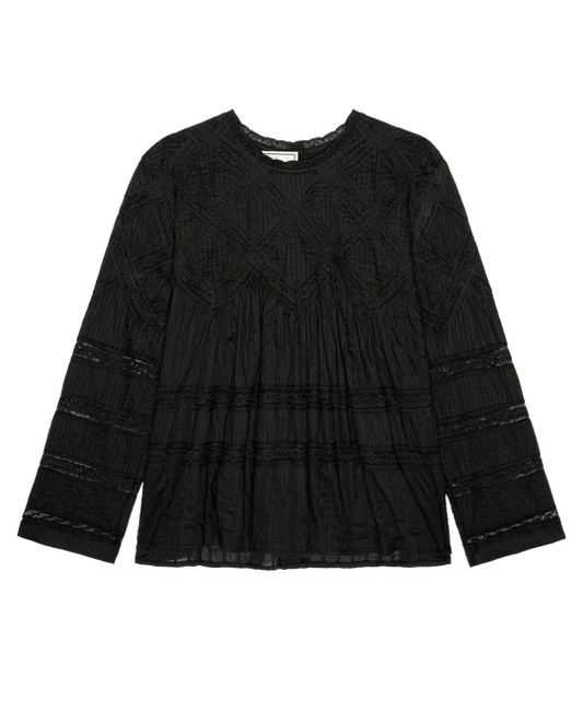 THE LATTICE LACE VICTORIAN TOP