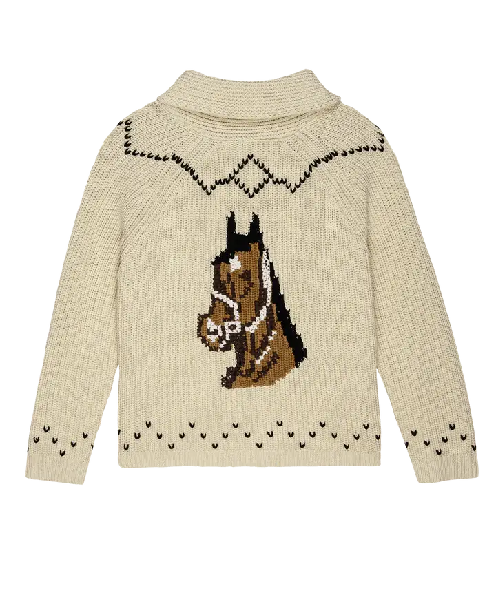 THE	HORSE LODGE CARDIGAN