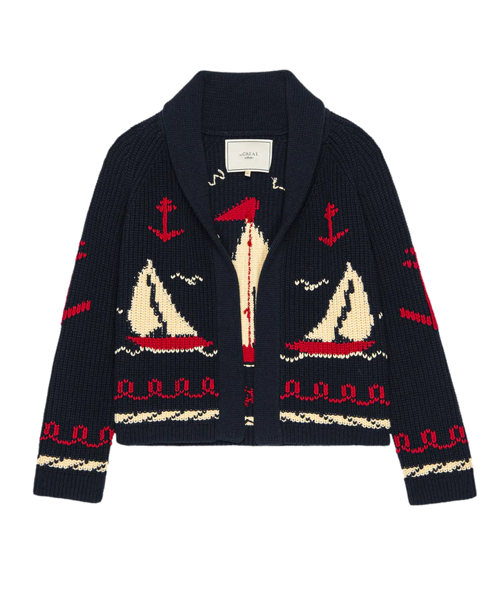 THE SAILBOAT LODGE CARDIGAN