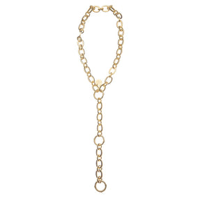 LARIAT MULTI STYLE CHUNKY LINK CHAIN